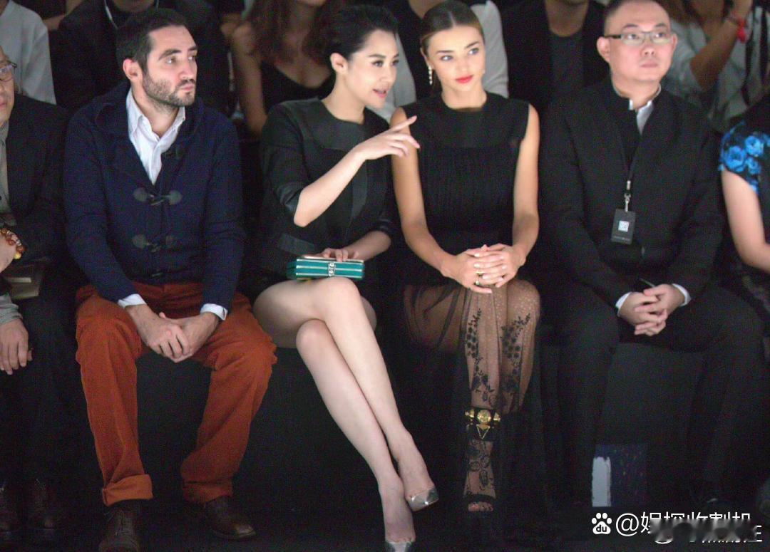 许晴和米兰达可儿同框我审美里的东西方之最了😍