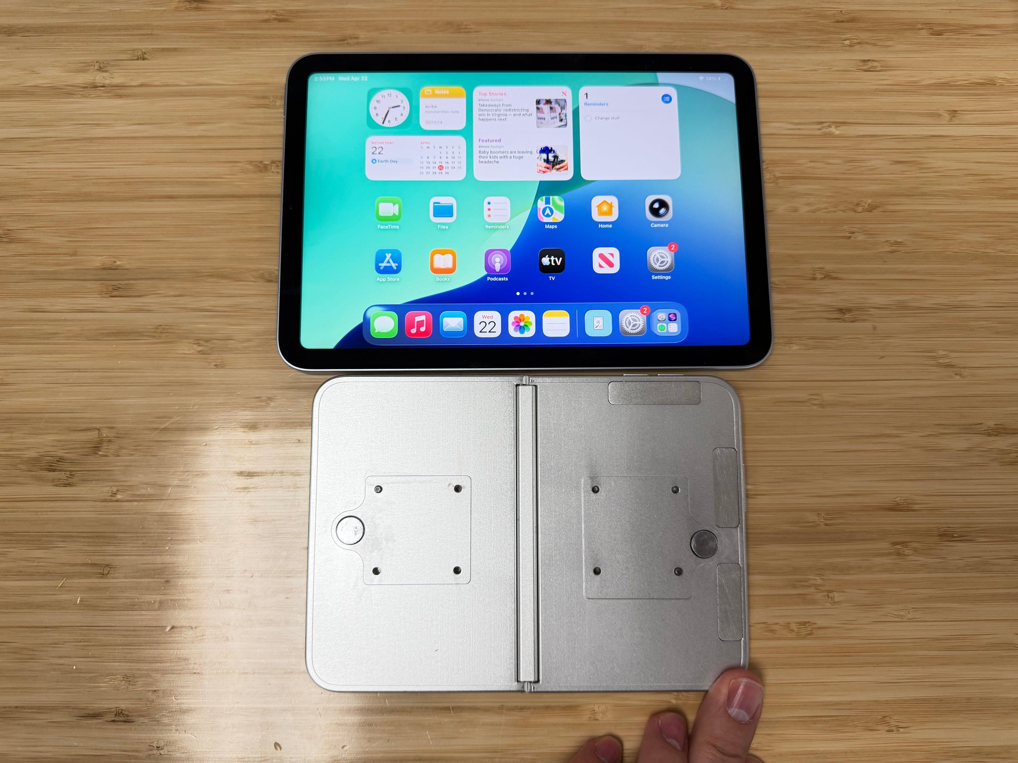 苹果折叠屏手机尺寸到底有多大？参考一下iPadmini7，就看边框黑边多大了