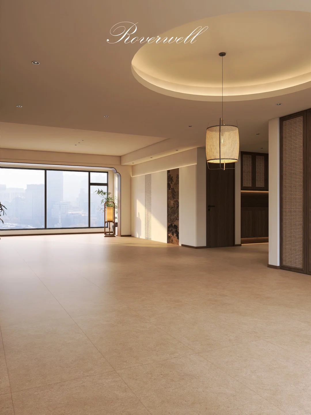 硬装刚完工，瓷砖通铺的家美翻了！！