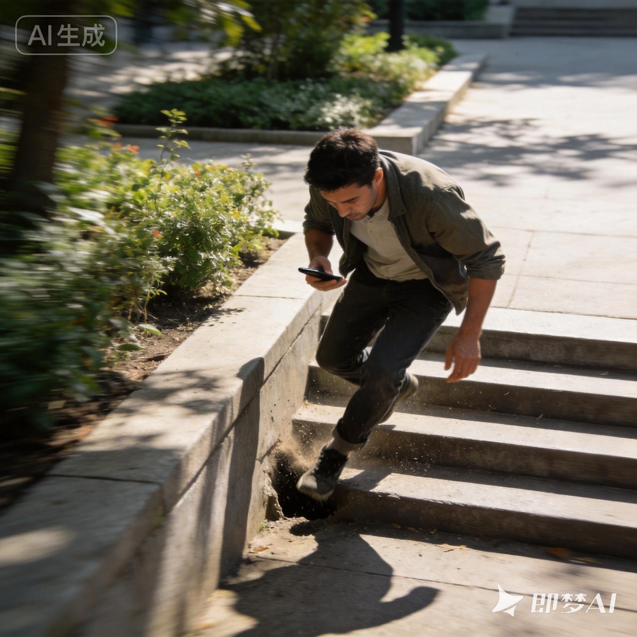 男子走路低头看手机摔下台阶身亡，法院这样判！一名男子在小区散步时，一直