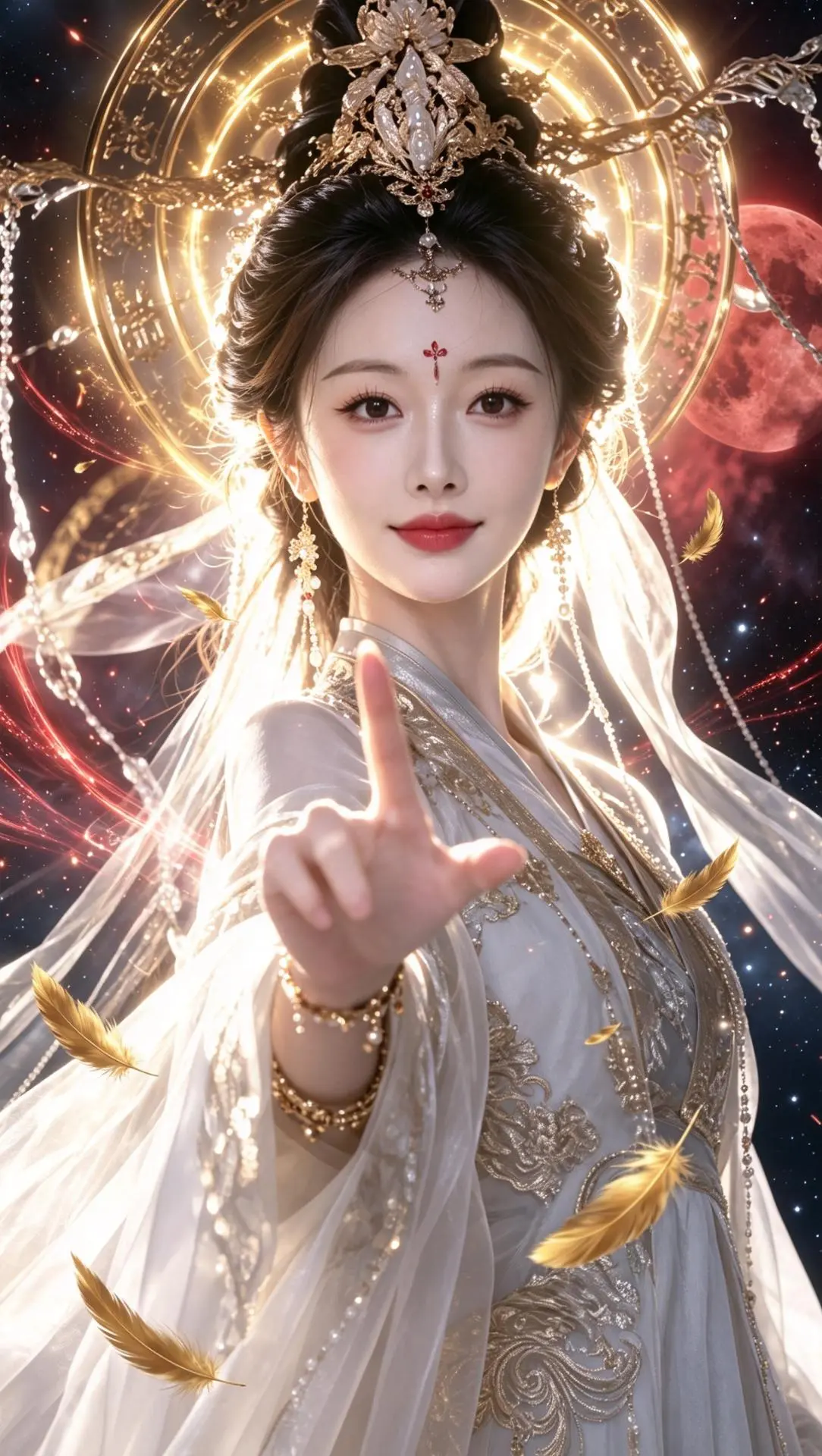 AI玄幻国风仙侠写真 ai创作 ai仙姿神女影 般若天女 ai仙宫神女照