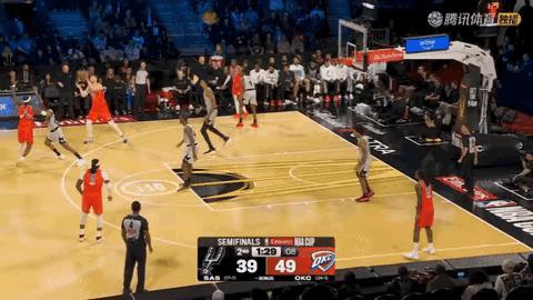 马刺现在这么厉害了吗？四人得分20+，而且拿下联盟第一的雷霆。12月1