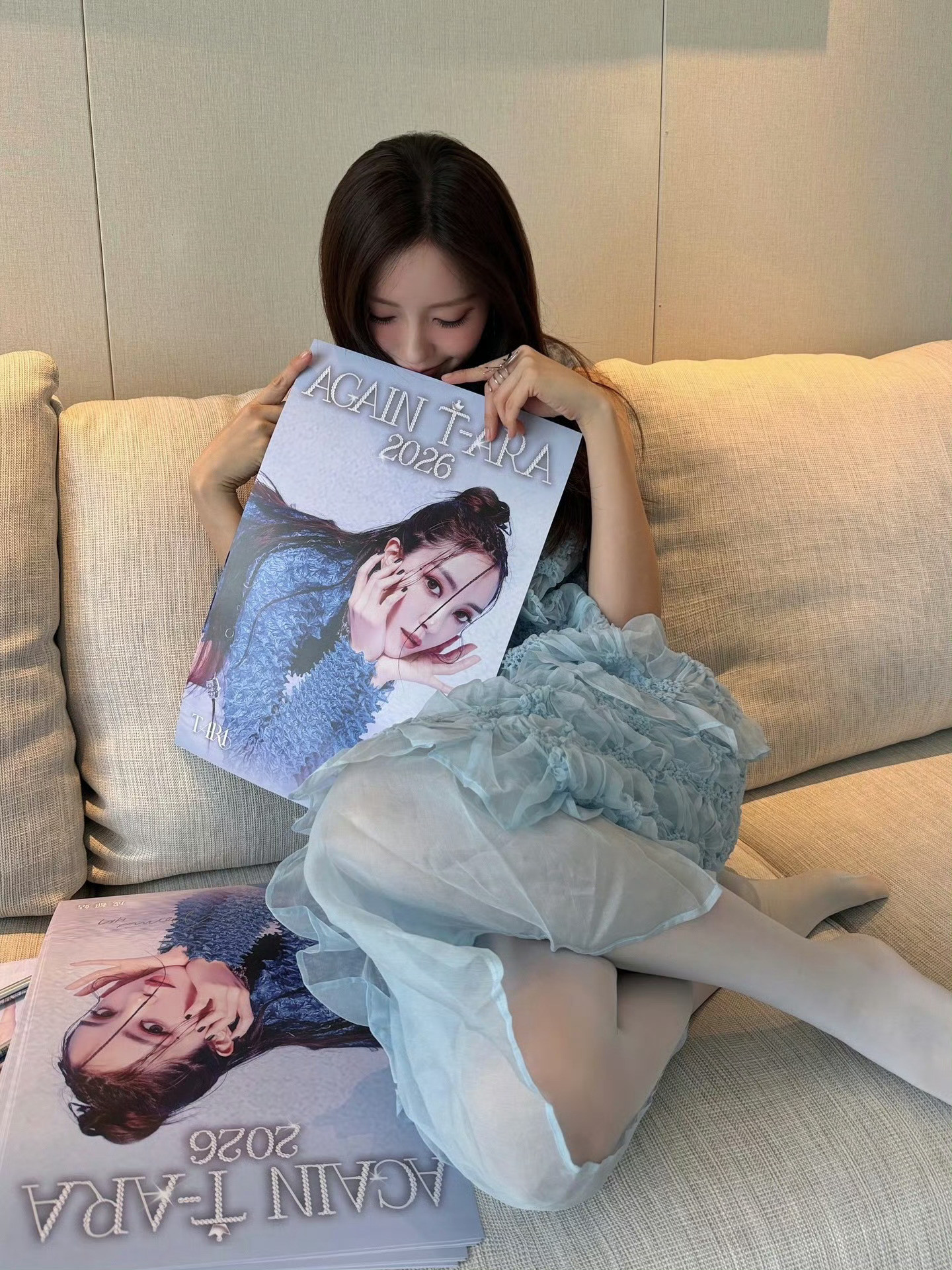 朴孝敏🤍居家丝袜穿搭