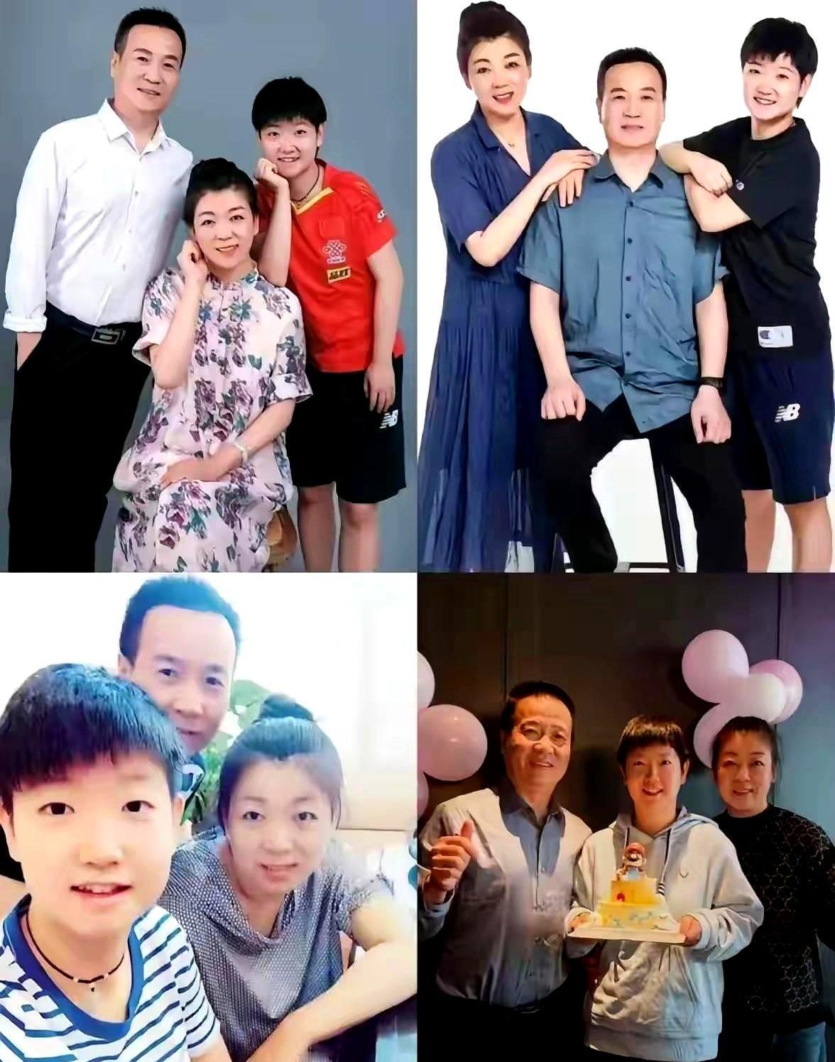 孙颖莎赢了全世界，没赢过爸妈的一句“今天吃啥”。她穿个“莎”字T恤，在自家院儿