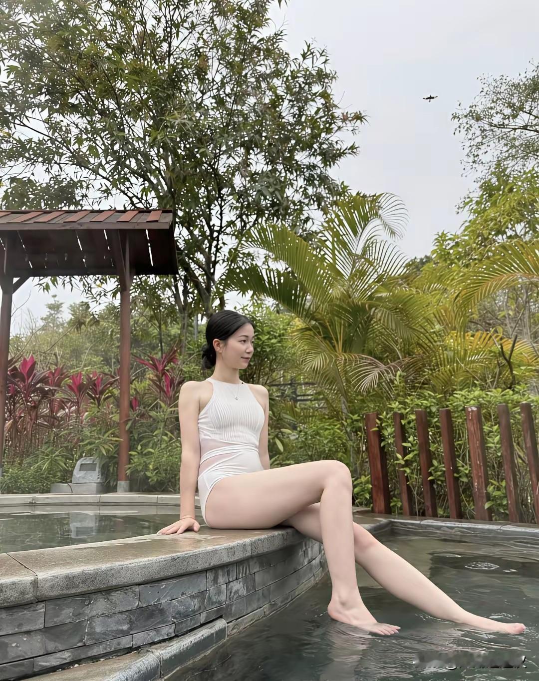 带娃一起泡温泉！晒图笔记大赛友友泡温泉姐妹泡温泉带娃玩水