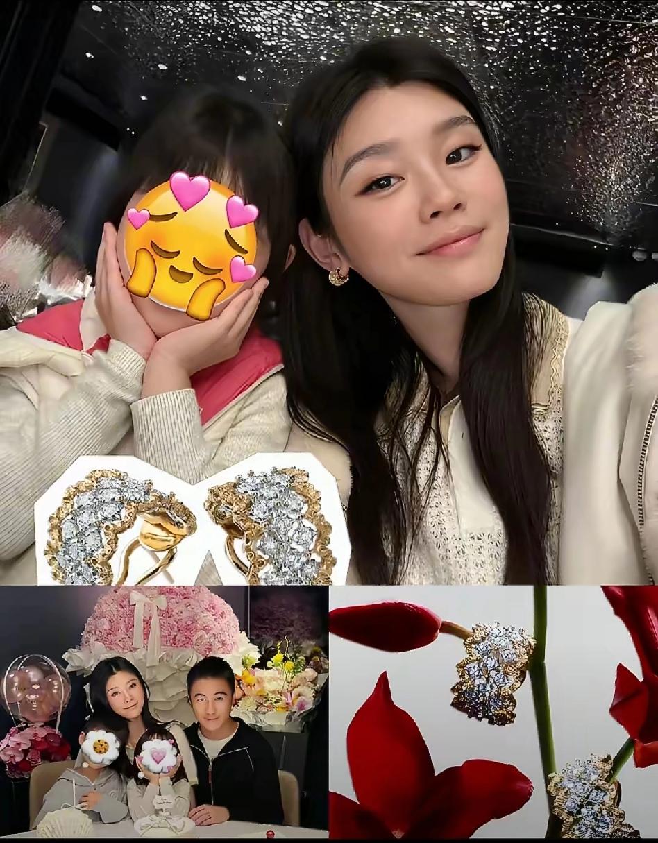 奚梦瑶庆生尽显豪门格调，何猷君精心布置粉色花海与定制蛋糕，氛围十足。她身着平价针