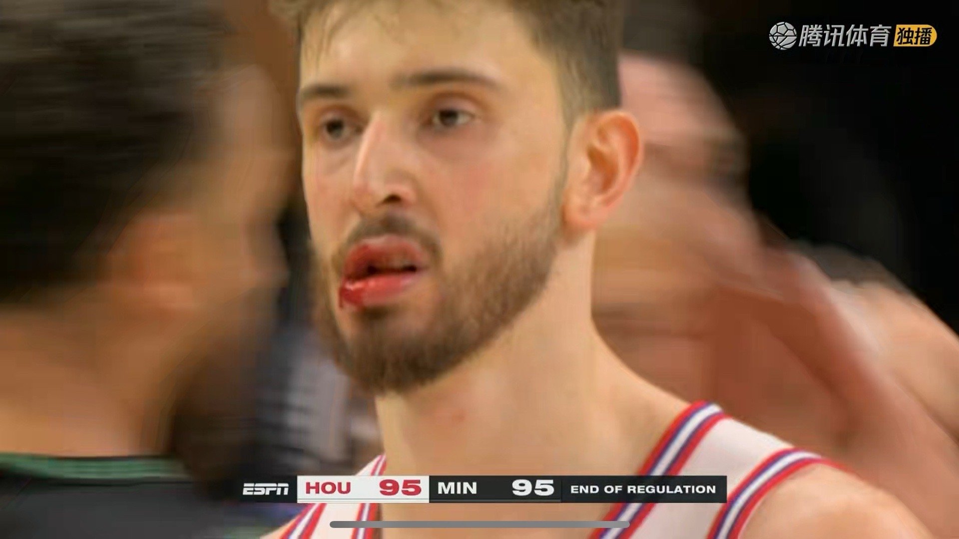 火箭和森林狼进入加时，95-95！火箭vs森林狼