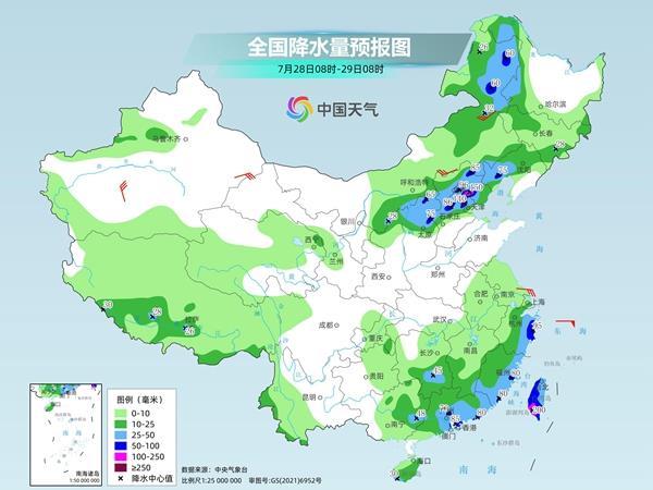 【#雨大雨暴雨大暴雨席卷沪苏浙皖等地#】未来三天（7月28日至30日），华东地区
