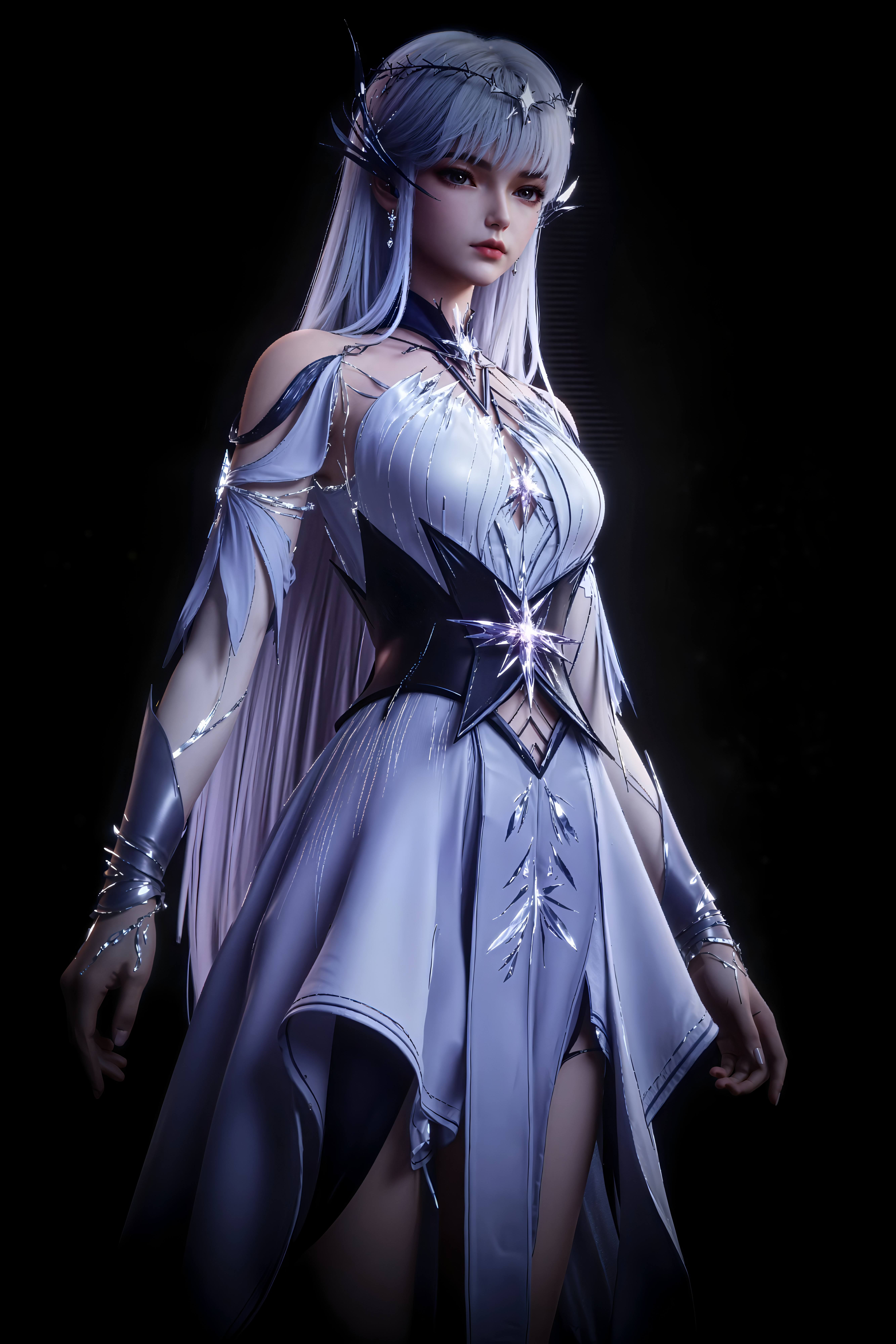 《神印王座》国漫女神壁纸：请允许我，见证属于圣采儿世界的漫天群星！