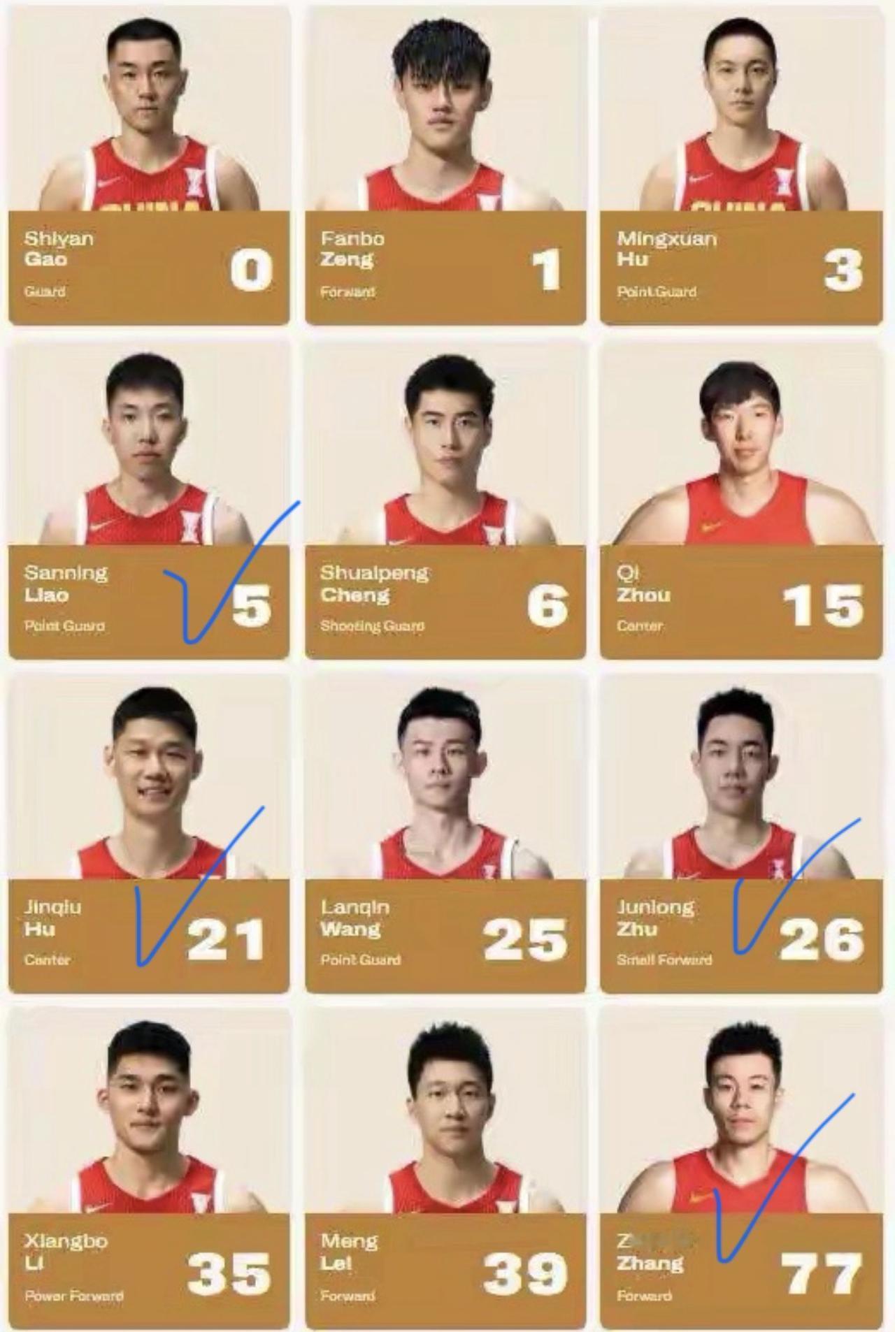 明天客场韩国：90%球迷赞成这5人首发后卫：赵睿廖三宁中锋：胡金秋