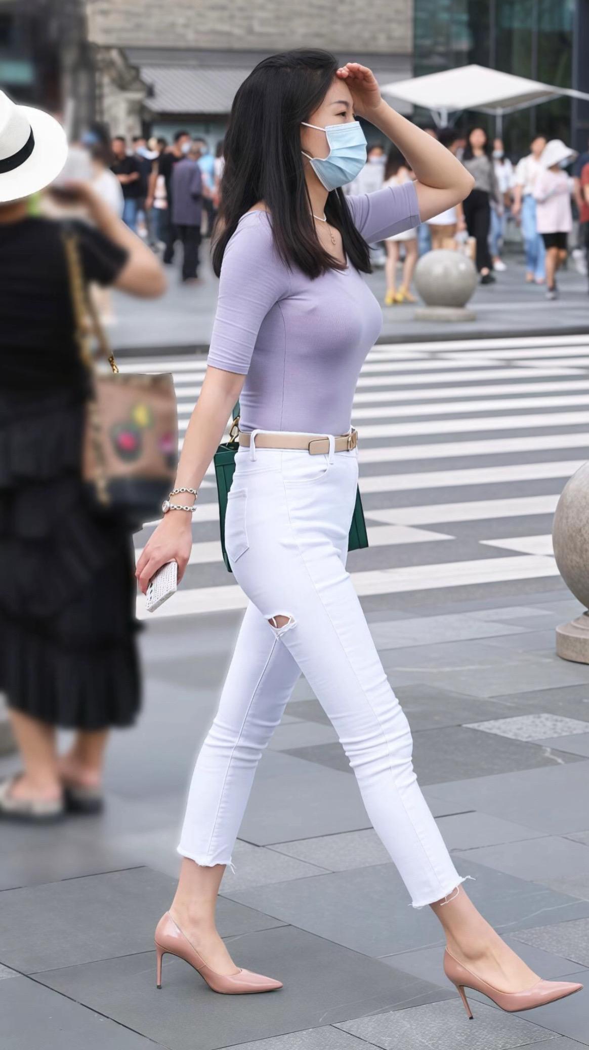 牛仔裤 清纯女神 美女 女神