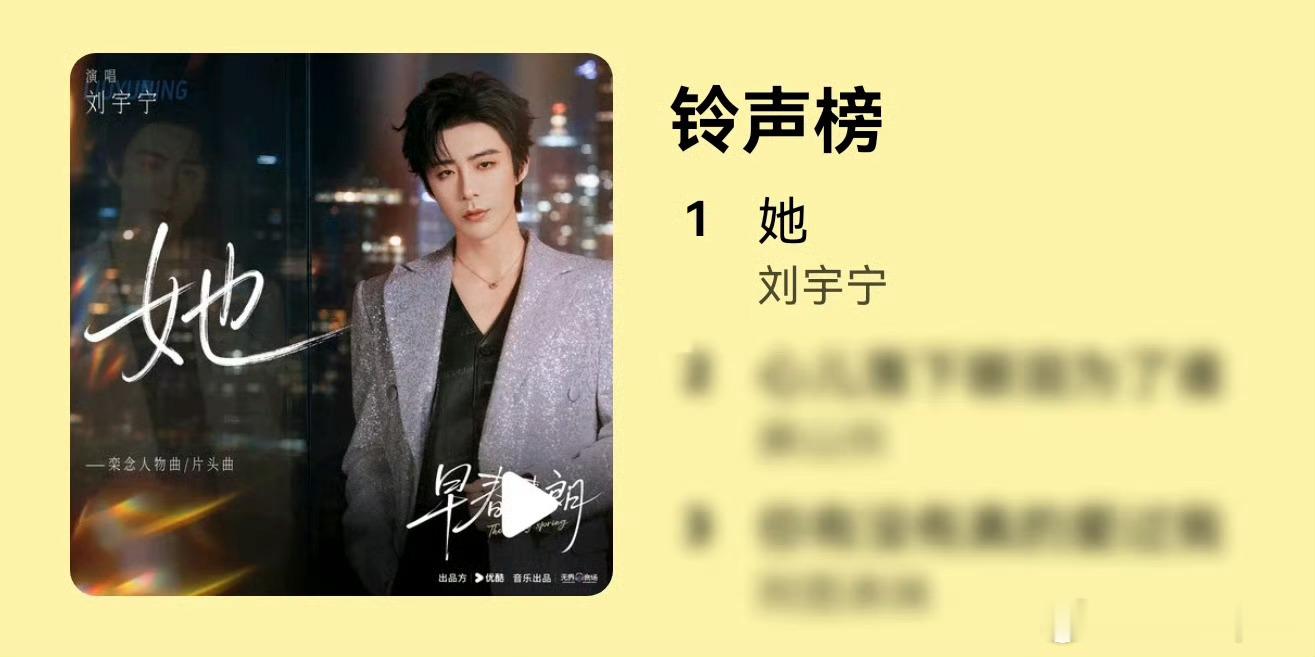 摩登兄弟刘宇宁她的原唱是刘宇宁对✓就是刘宇宁演唱的《她》一发布就各种TOP1
