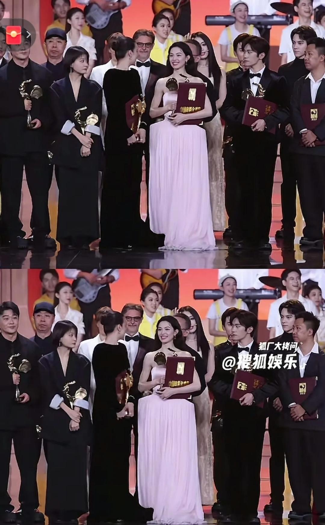 什么叫做乐极生悲看看钟楚曦就明白了她原本以为自己得了金鸡奖最佳女配，