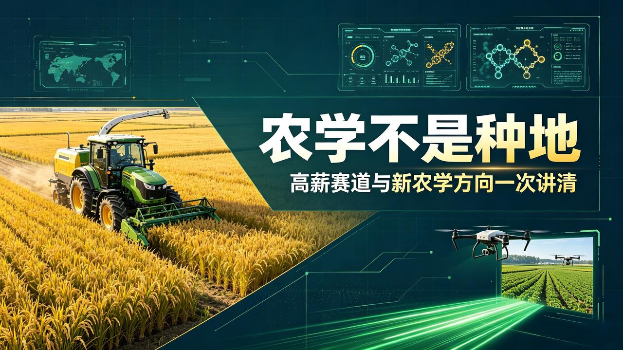 别再误解农学！张雪峰实话讲透：农学要不要考研？高薪方向在哪？提起农学，绝大多