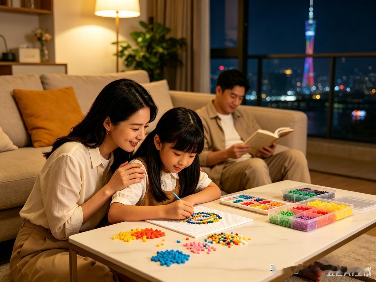 这就是我不喜欢你的原因。昨晚，女儿很快就做完作业了。离洗澡睡觉的时间还早