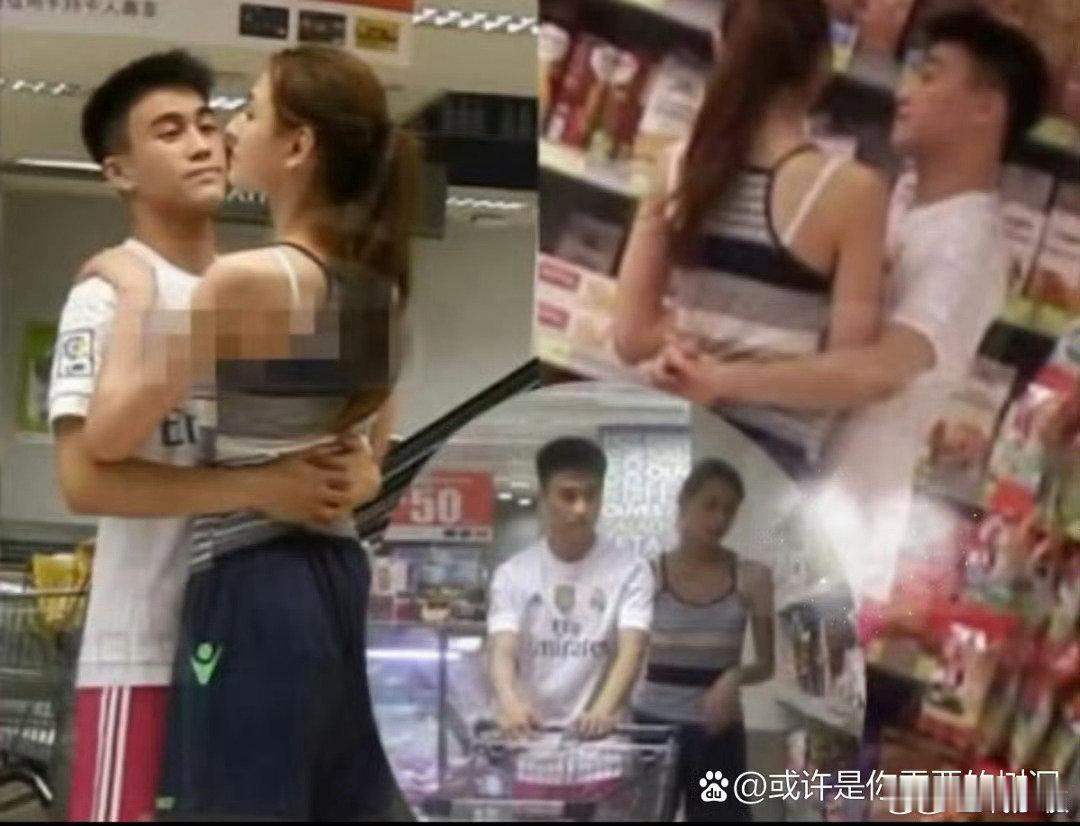 何猷君和混血前女友的甜蜜瞬间，何猷君一如既往地黏人​