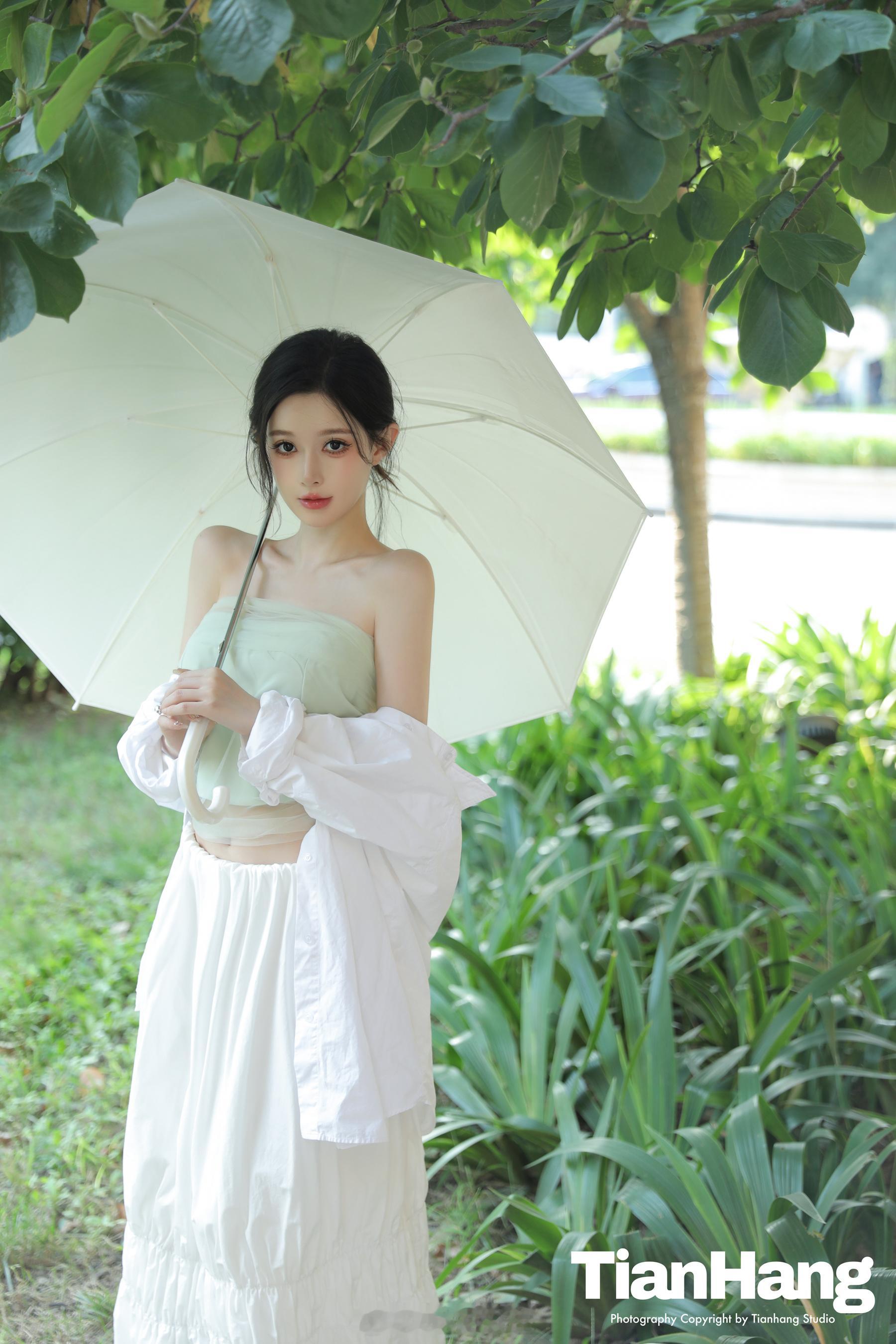🌿与绿意撞个满怀赴一场初夏之约天航工作室韩系少女心少女写真外景