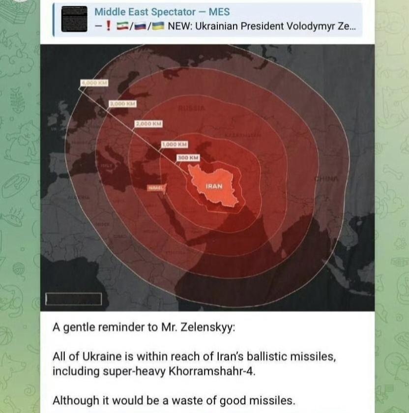 乌克兰昨天对里海上航行的一艘伊朗船只进行了攻击，随后伊朗方面就发出警告，乌克兰全