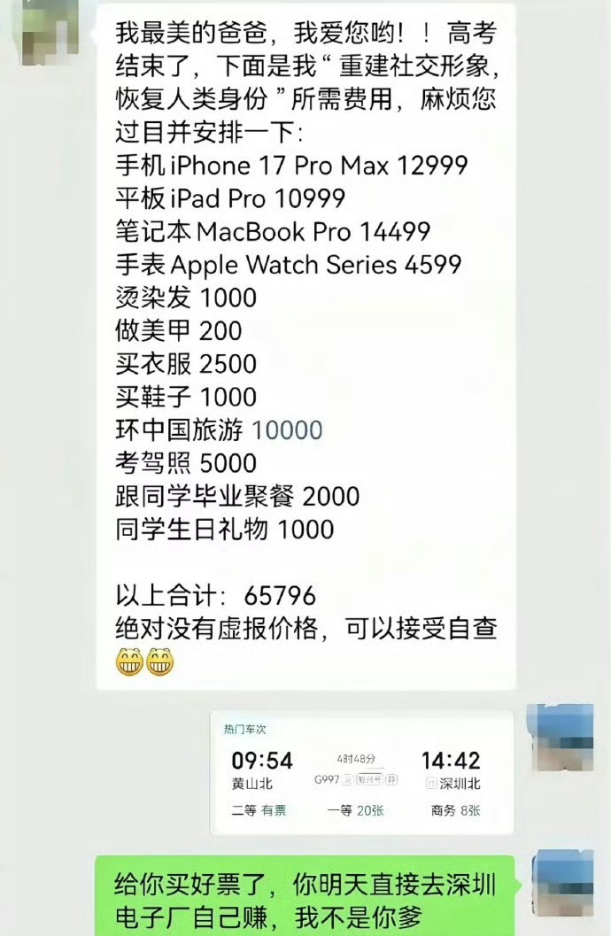 你只是高考完了不是家里发财了10000块就想环俺们国家游了？不行哦，暑期什么都贵