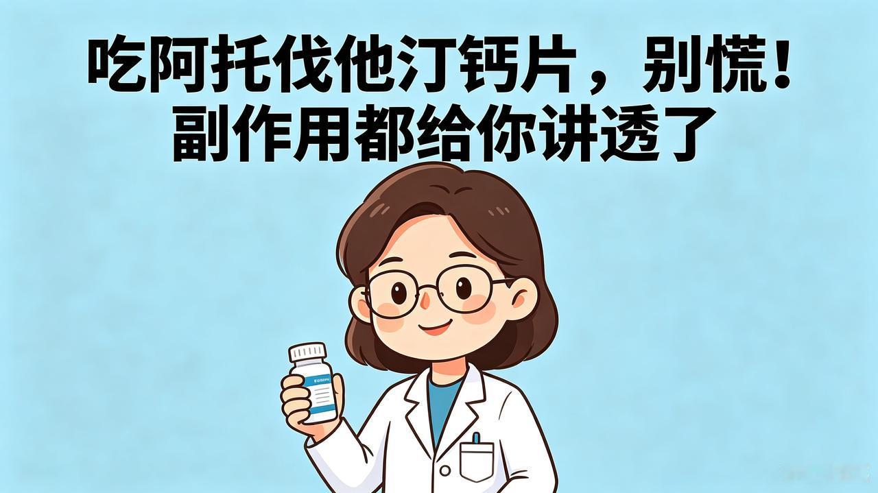 吃阿托伐他汀钙片，别慌！副作用都给你讲透了家人们！提到阿托伐他汀钙片，很多