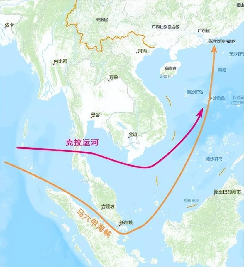 克拉地峡运河呼之欲出，马六甲海峡岌岌可危，中方不动声色！最近，随着泰国军队不