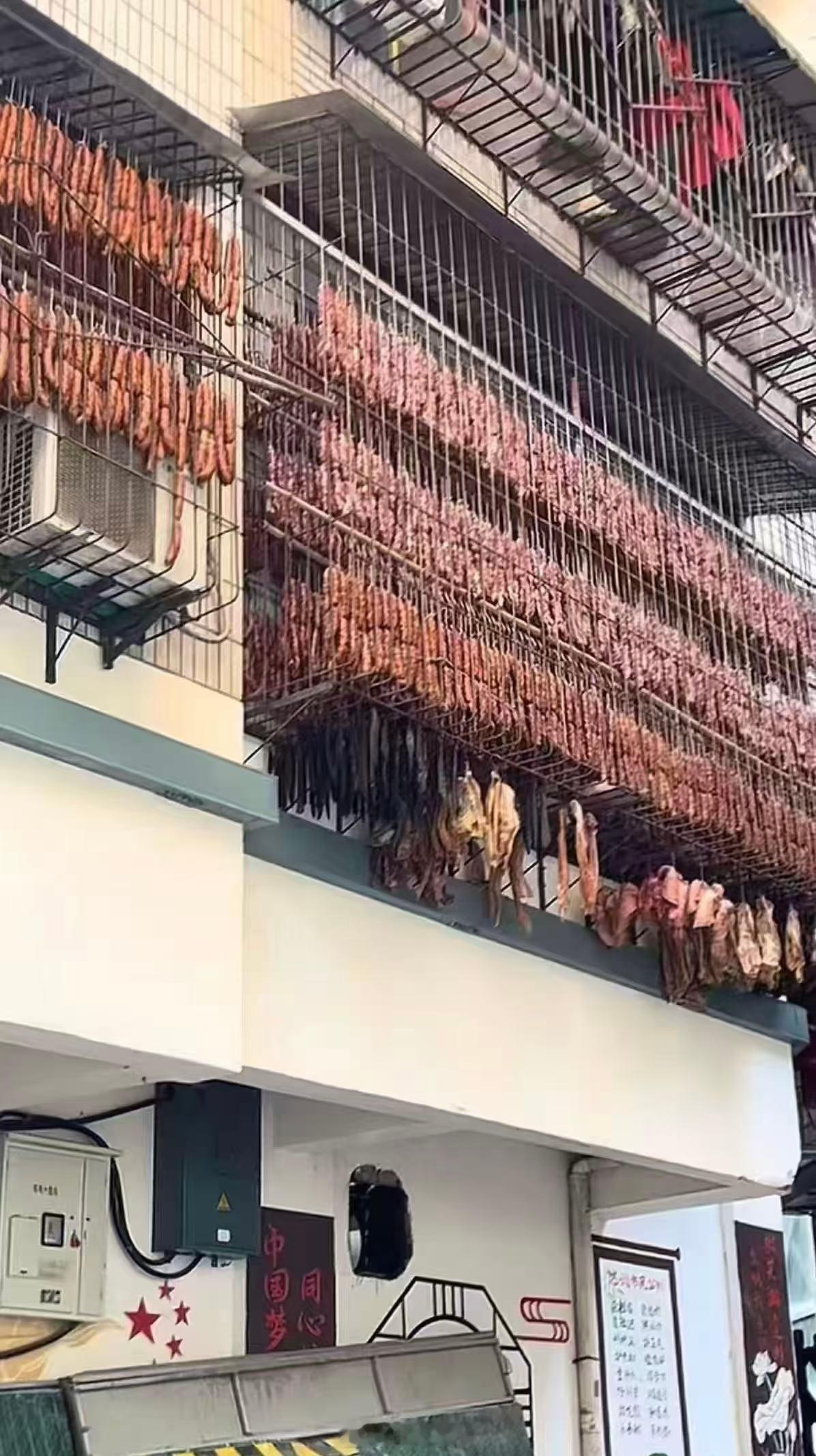 防盗网掉了不要紧，腊肠掉了真是要了广东人的命