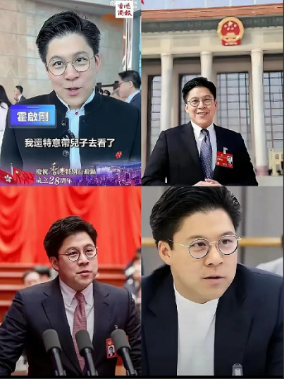 霍启刚表示很遗憾，因为山东舰有规定12周岁以下的儿童是不能登舰的，11岁的儿子霍
