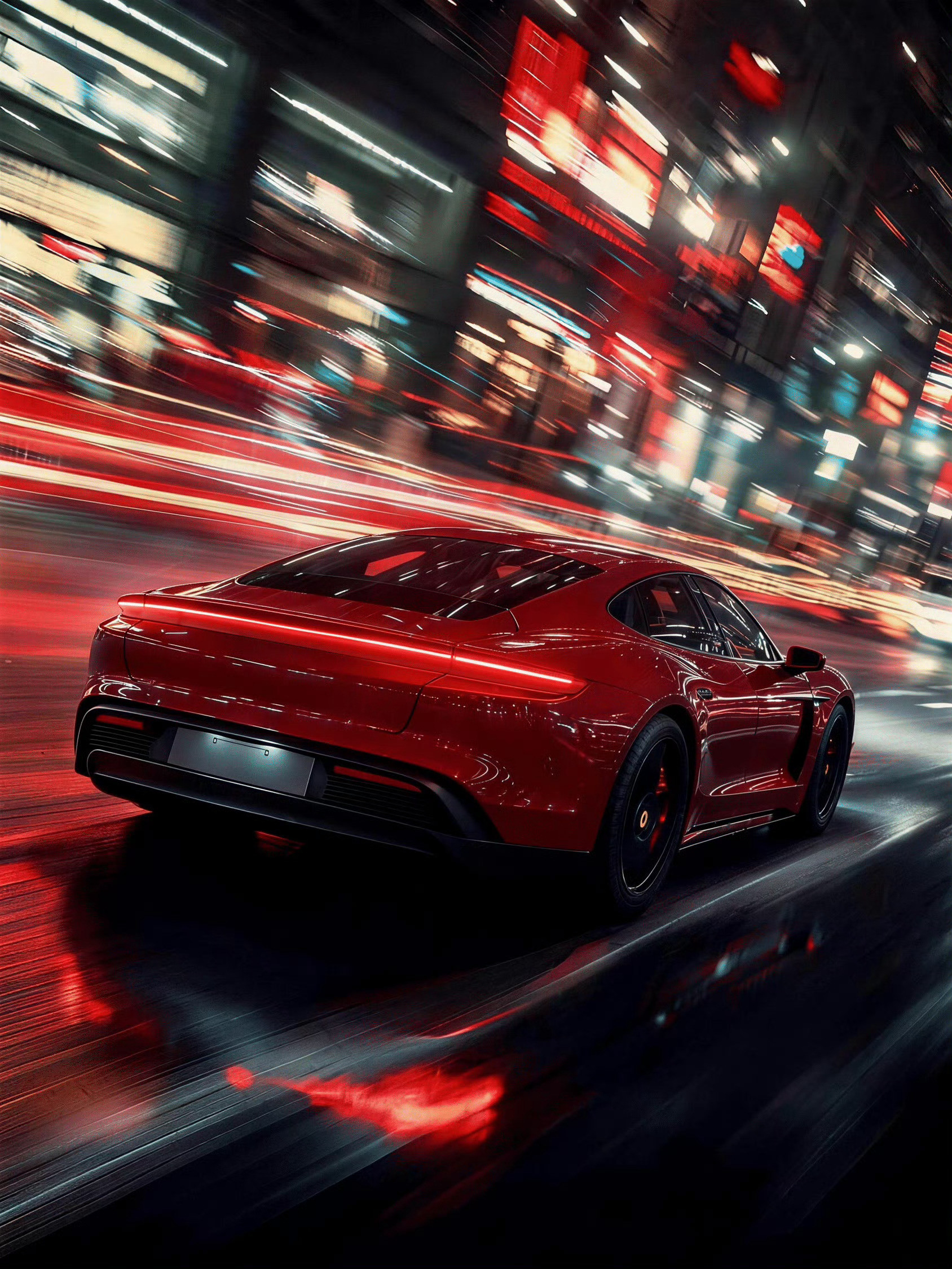 尚界Z7官图一出来倒真的有年轻人的轿跑那味儿，讲真外形无可挑剔，颜色也用得很大胆