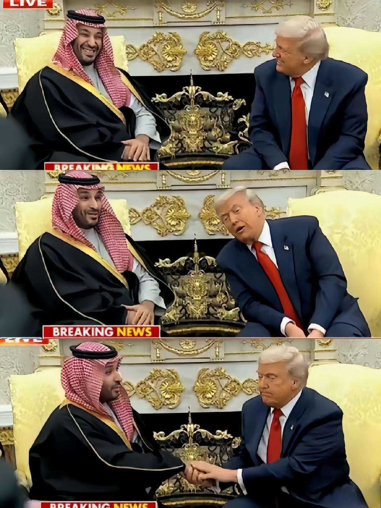 有钱能使磨推鬼，中外都是一样！看看特朗普，对来给美国“送钱的”金主和向美国“要钱