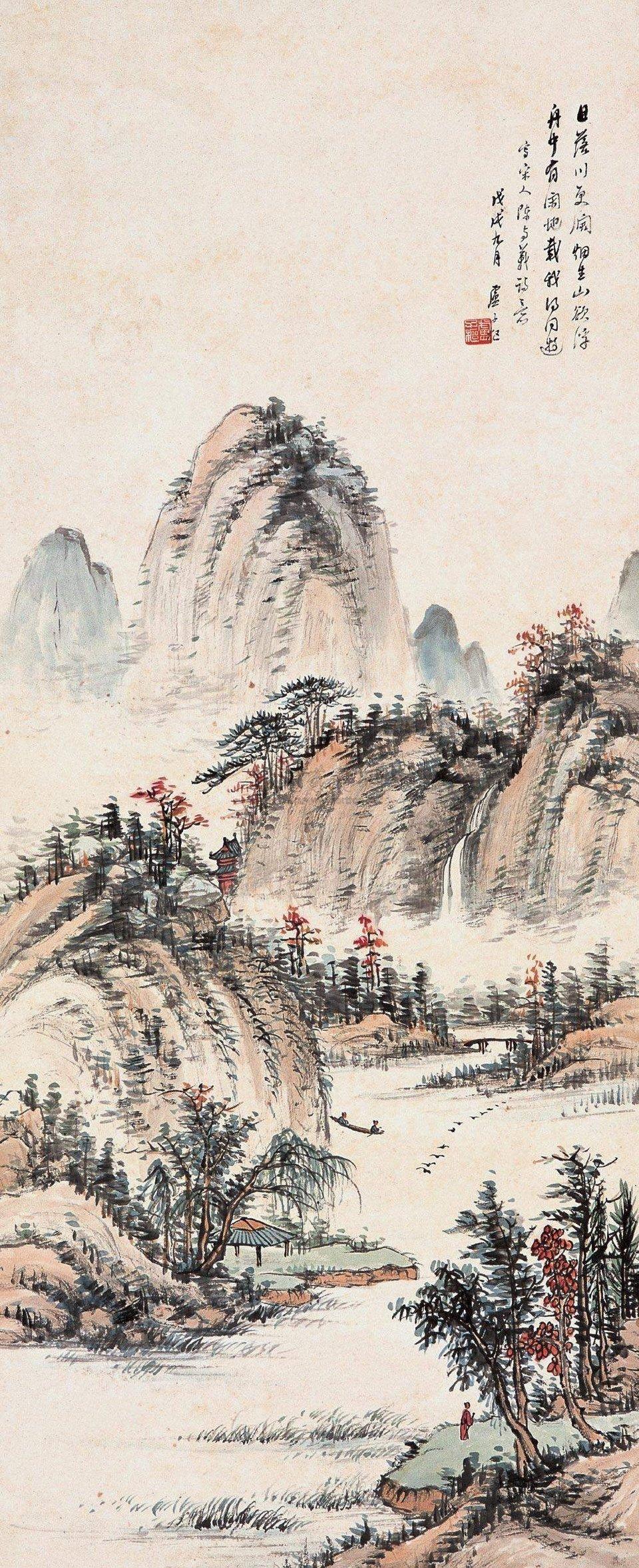在近现代岭南画坛革新浪潮中，有人求新求变，有人追风逐浪，而卢子枢却是一位固守传统