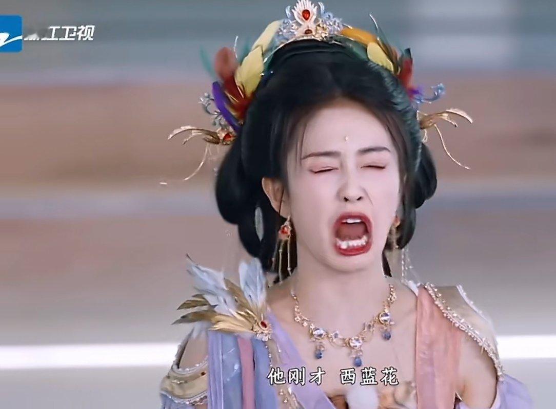 白鹿完全是大表情的神