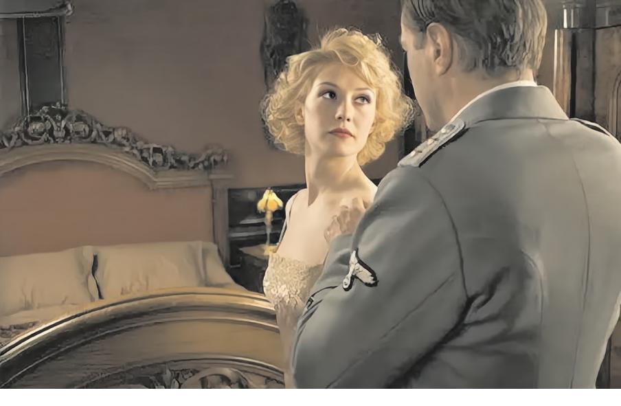 1944年，德国721细菌研究所，一位女管理员哀求负责人亨内博士吻别，博