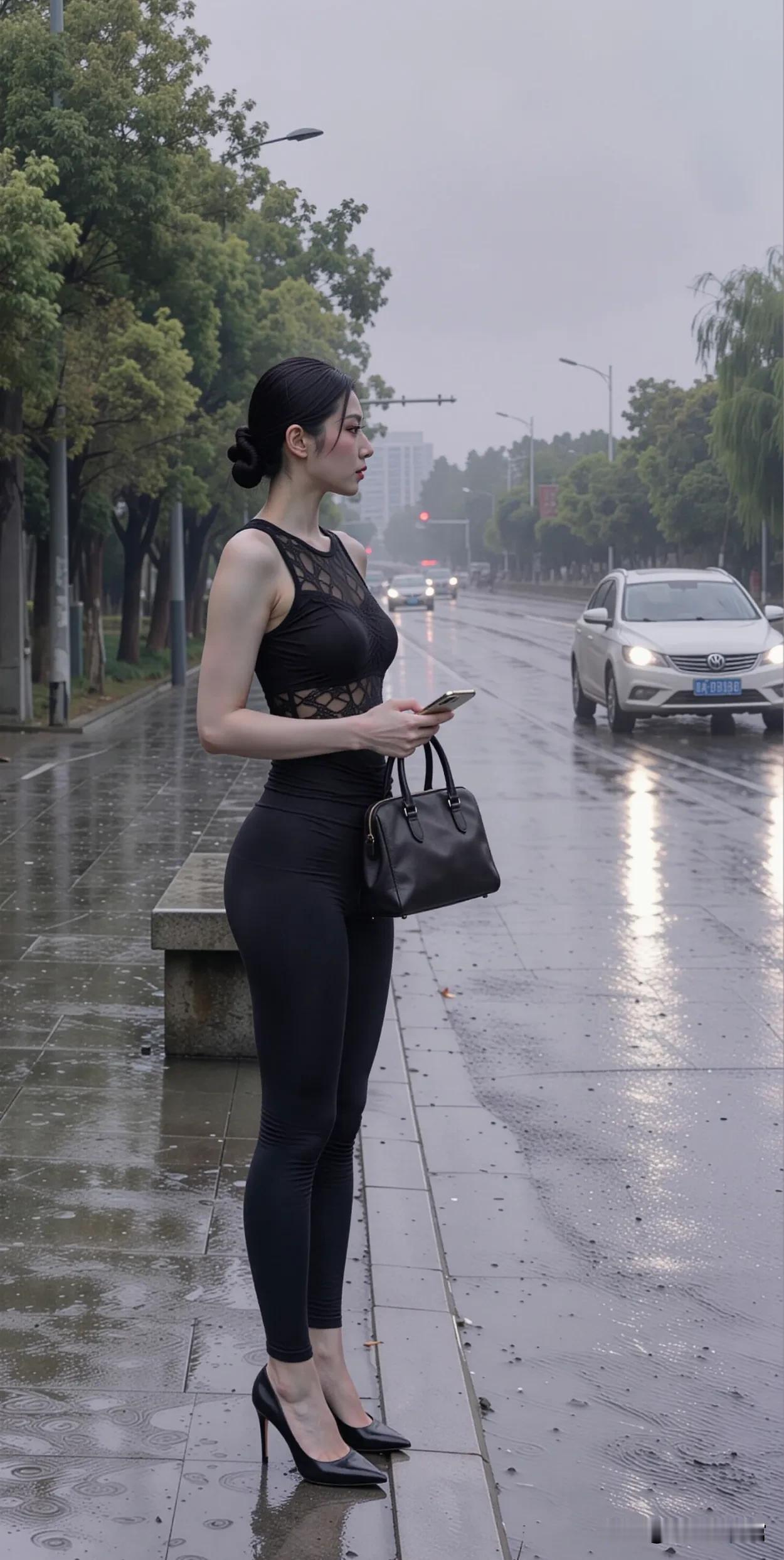 能把瑜伽裤穿这么好看，个子高确实穿着显腿长，目测这位模特有多高呢