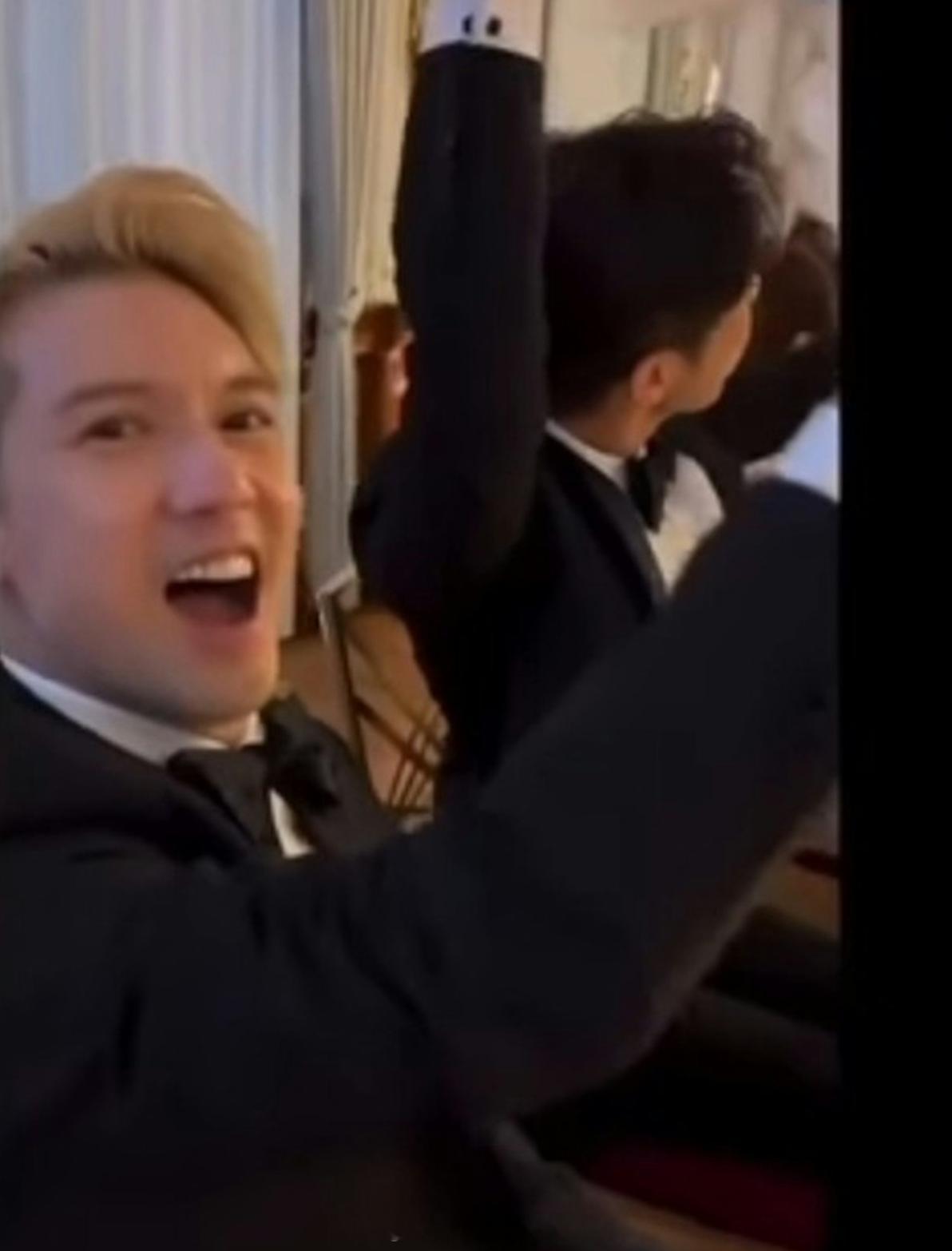 港媒曝关智斌和男友出席友人婚礼港媒曝45岁关智斌带着绯闻男友Edwin去意大利参