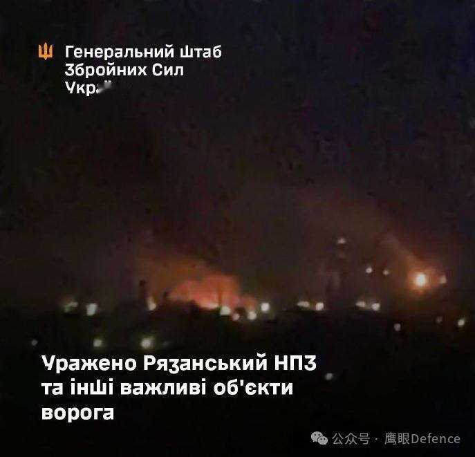 乌军刚刚又打击了两家俄罗斯大型炼油厂，位于伏尔加格勒的卢克石油炼油厂和梁赞炼油厂