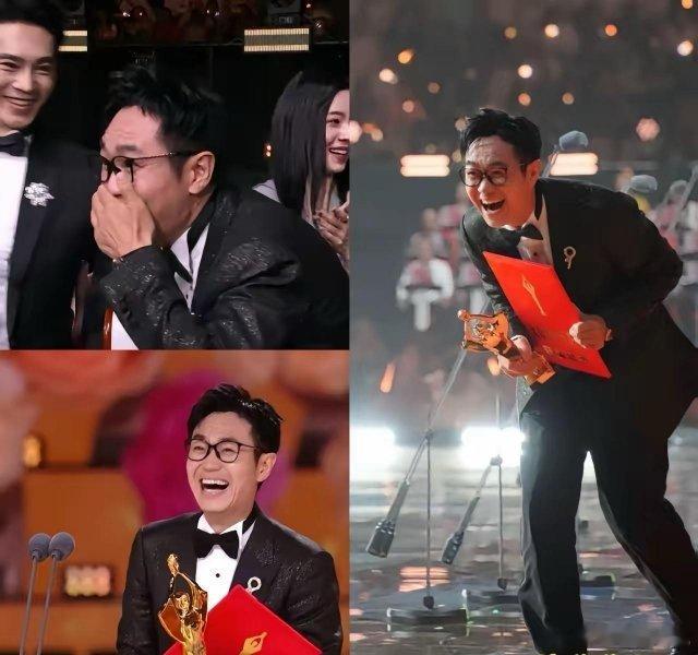 大鹏是不是在笑话某些人呢？！拿到了百花奖最佳导演，大鹏的反应很有意思，跟别的导演、演员不一样，他第一