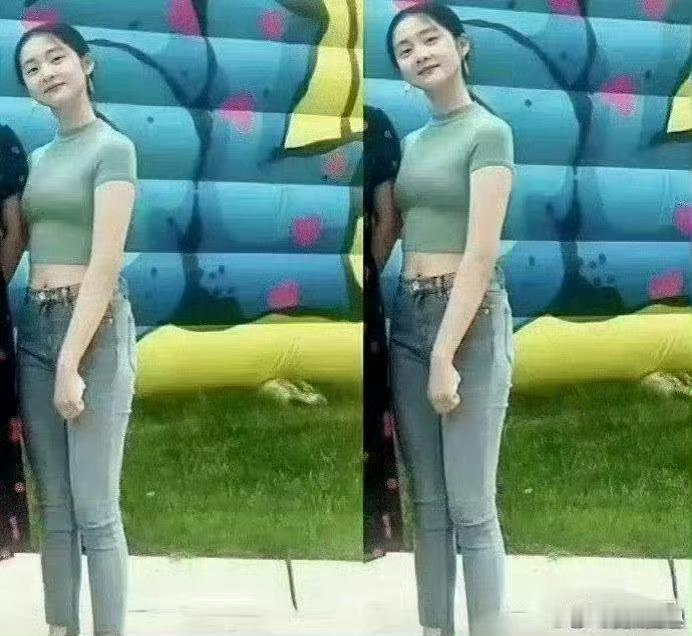 黄磊女儿黄多多有意进圈，脸是真的小，身材是真的好，应该会爆吧？！