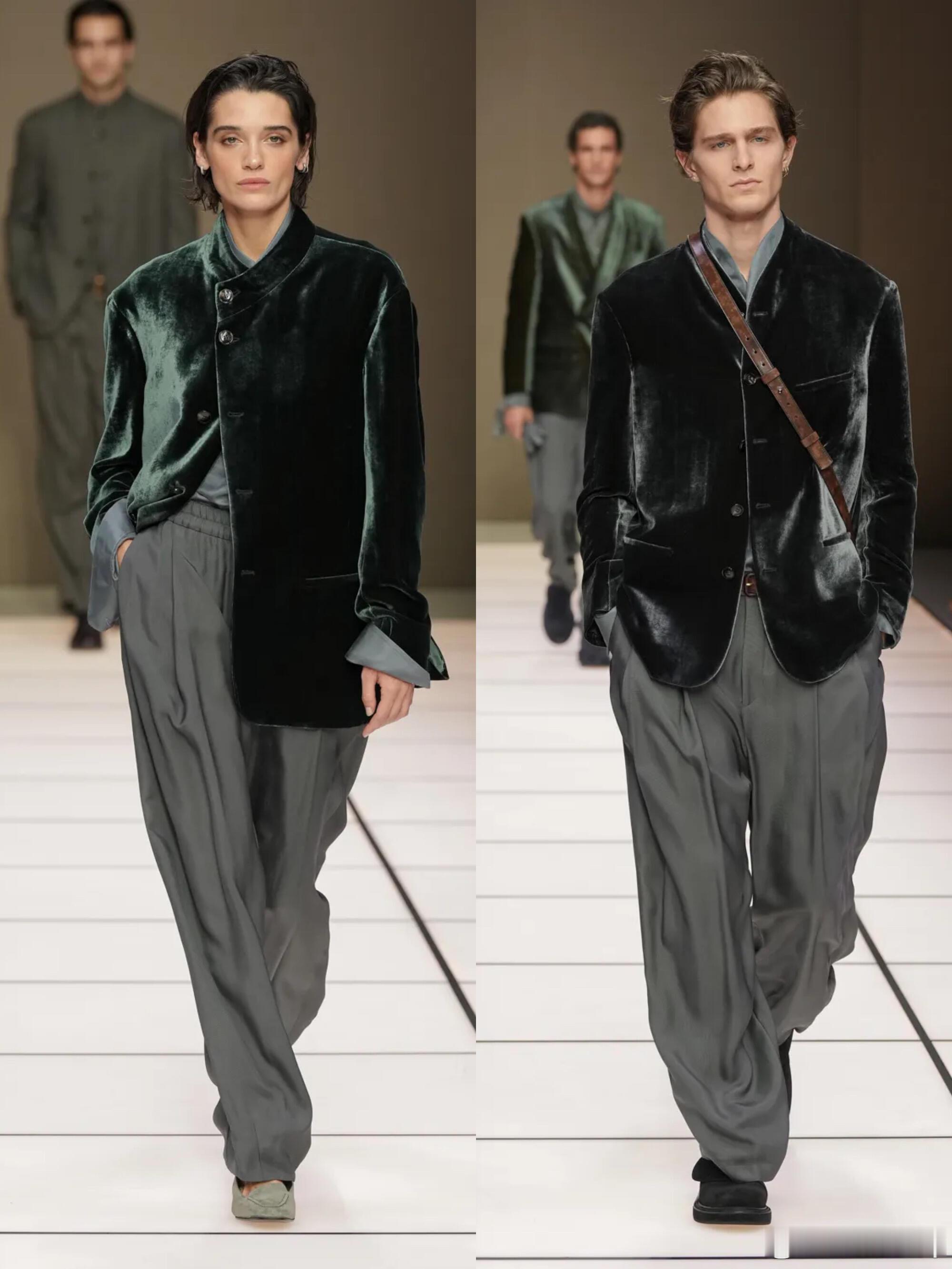 男装周GiorgioArmani2026秋冬男装新设计师首秀来了！本季是G