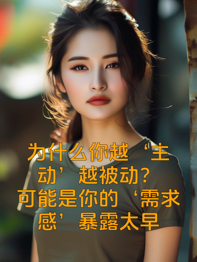 为什么你越‘主动’越被动？可能是你的‘需求感’暴露太早