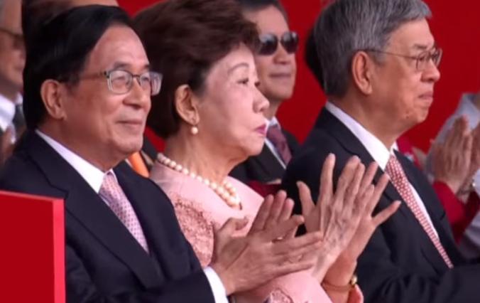 台庆典大会！陈水扁、吕秀莲、宋楚瑜出席　马英九缺席 今天上午，台湾地区202