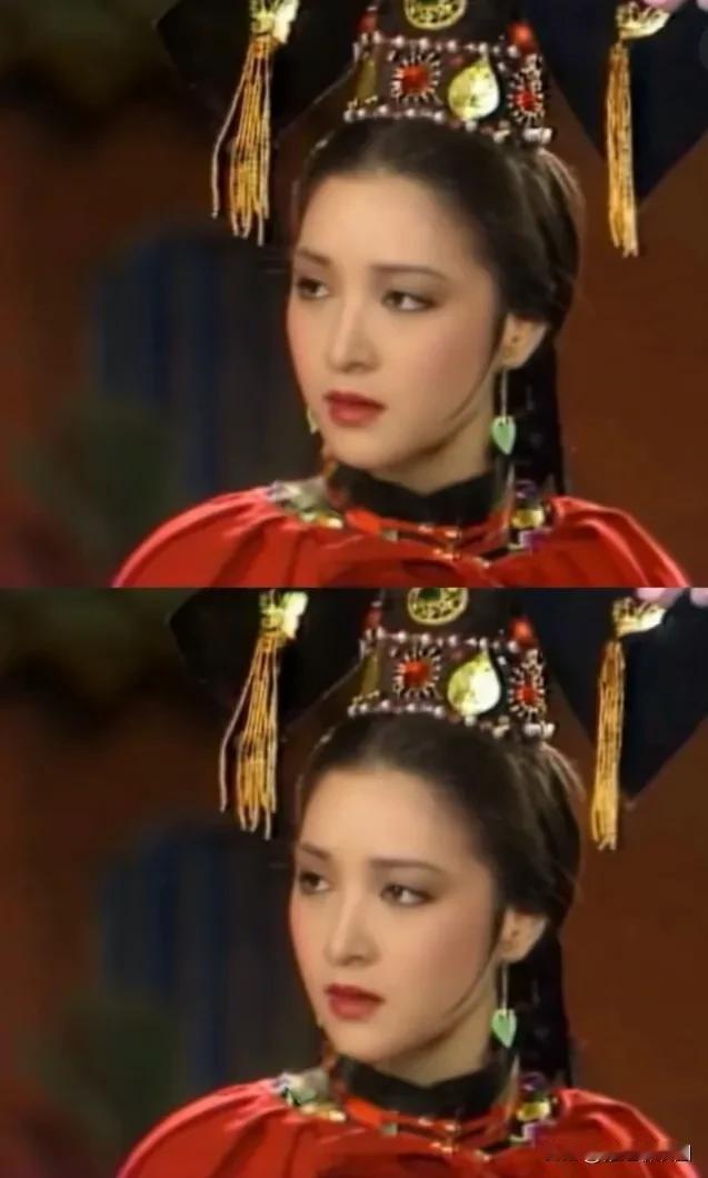 胡因梦版“慈禧”，美的很权威，发现她的眼睛神似何晴，烟雨蒙蒙的，很有故事感。美女