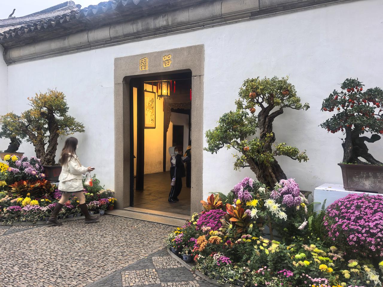 沉住气！留园的秋色还在晕染中。原创作品随手拍我们身边的美景苏州探秋中国四大