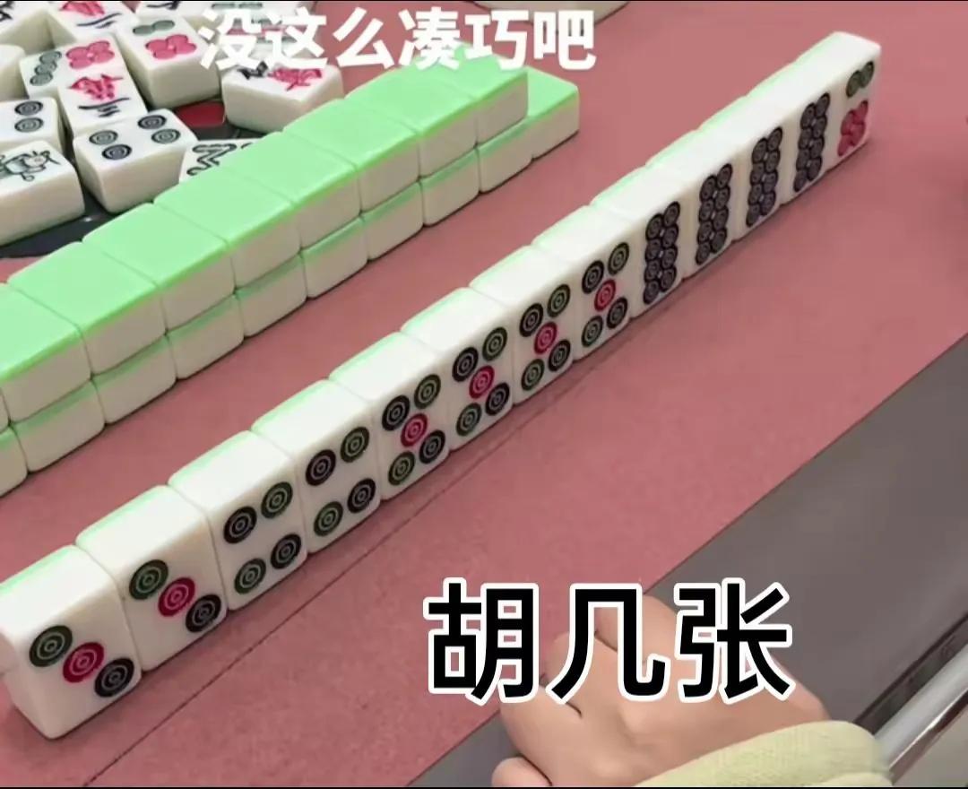 问了一千多人，都说这牌胡不了，要是能胡，直播吃了它吧今晚胡什么牌麻将胡牌