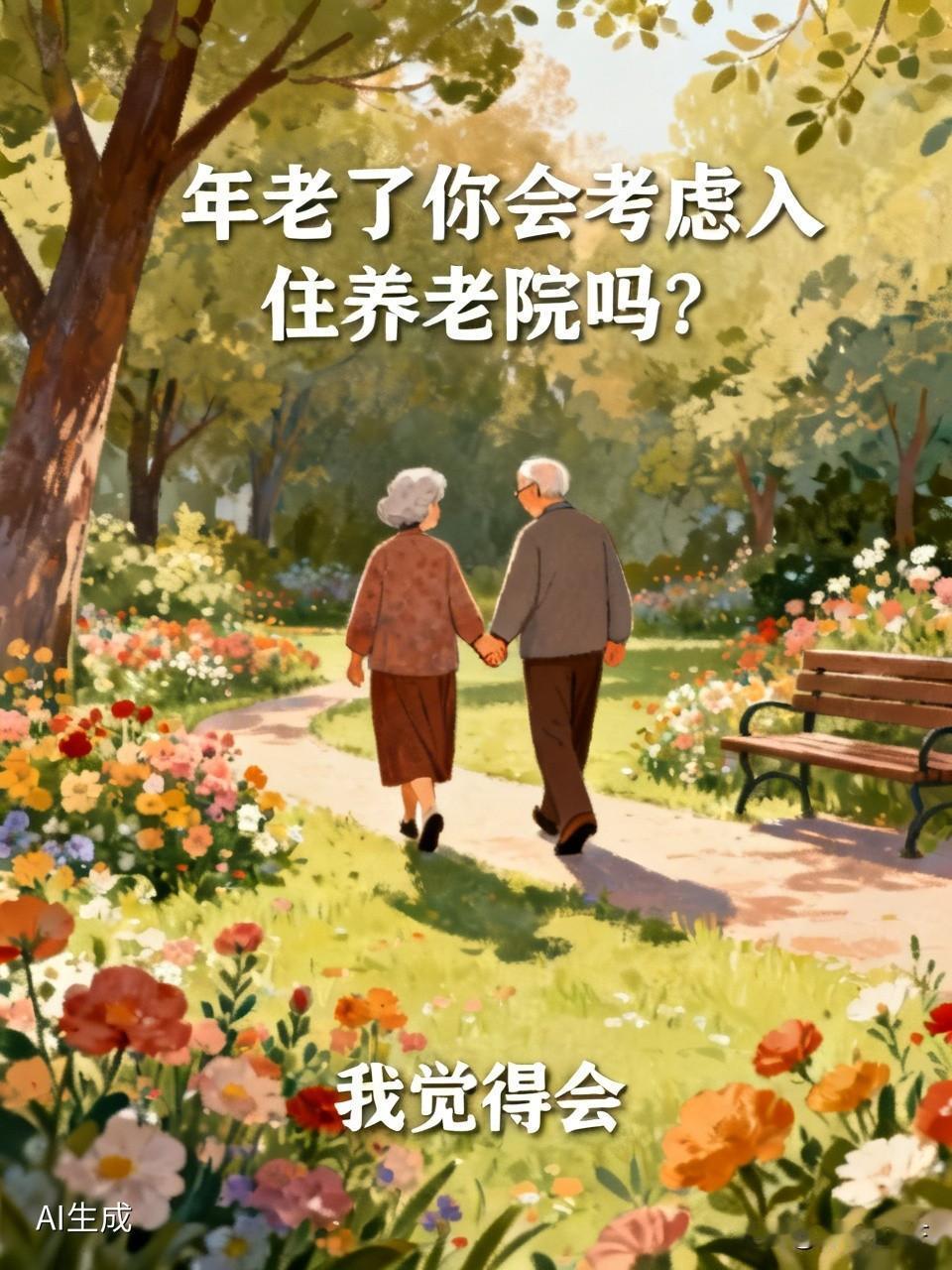 我觉得会。毕竟只有一个孩子，等我们夫妻年老，孩子工作繁忙，也没办法全天照料我