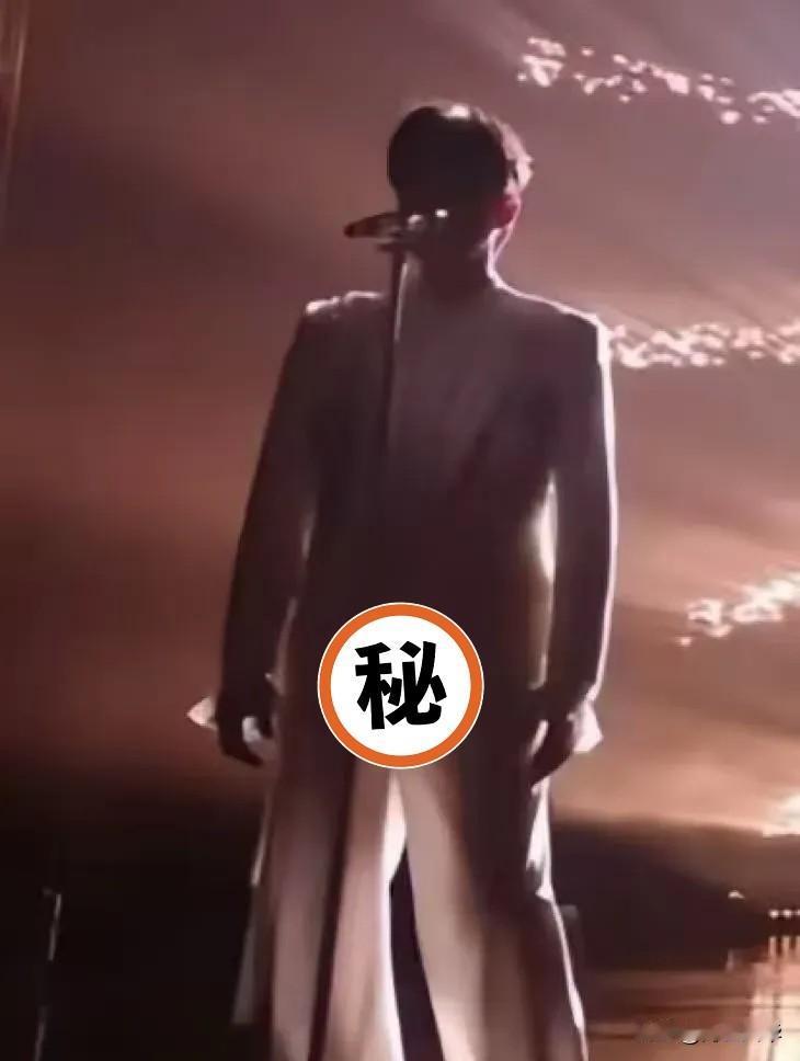 张睿尴尬了他应该没想到，打光师好端端的，怎么会这样打光。一个人要在舞台上倒