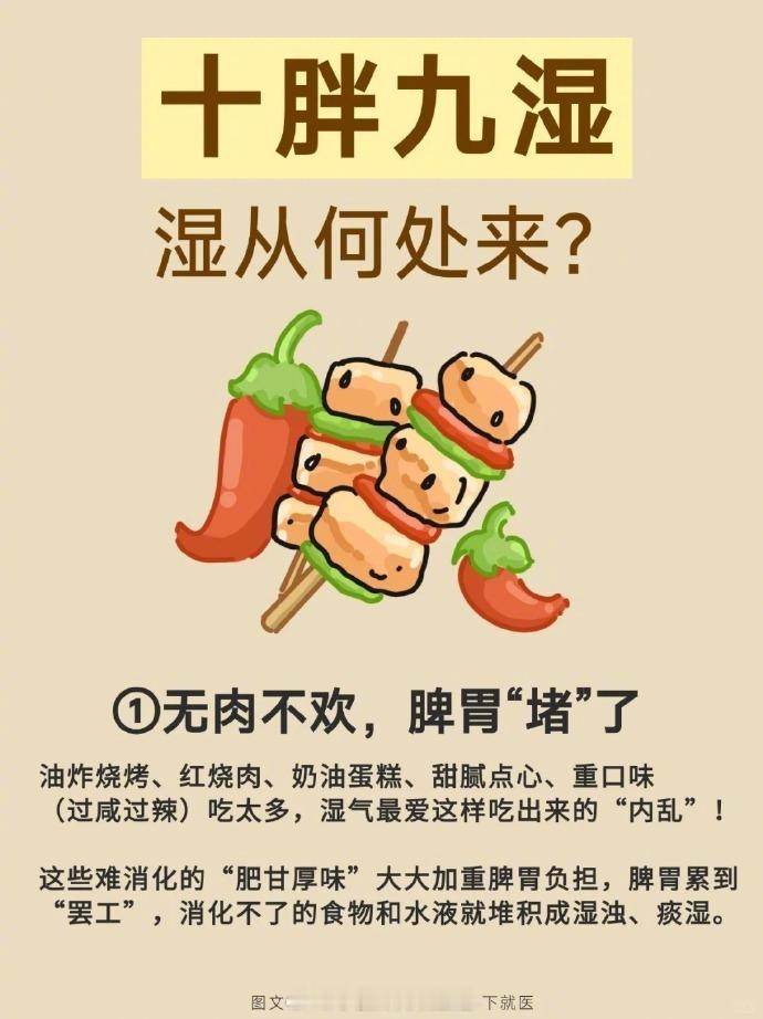 十胖九湿，湿从何处来？6大源头揪出来都说“十胖九湿”，湿气重不仅让人虚胖、浮肿，