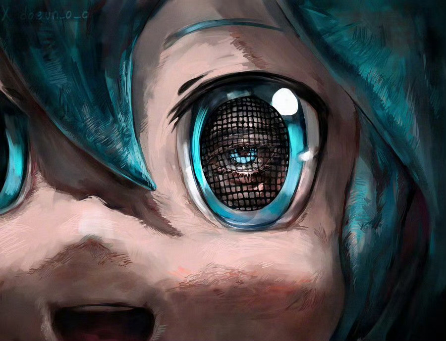 初音未来动漫点评团好神的一张插图太好看了.绘：doeun_o_o
