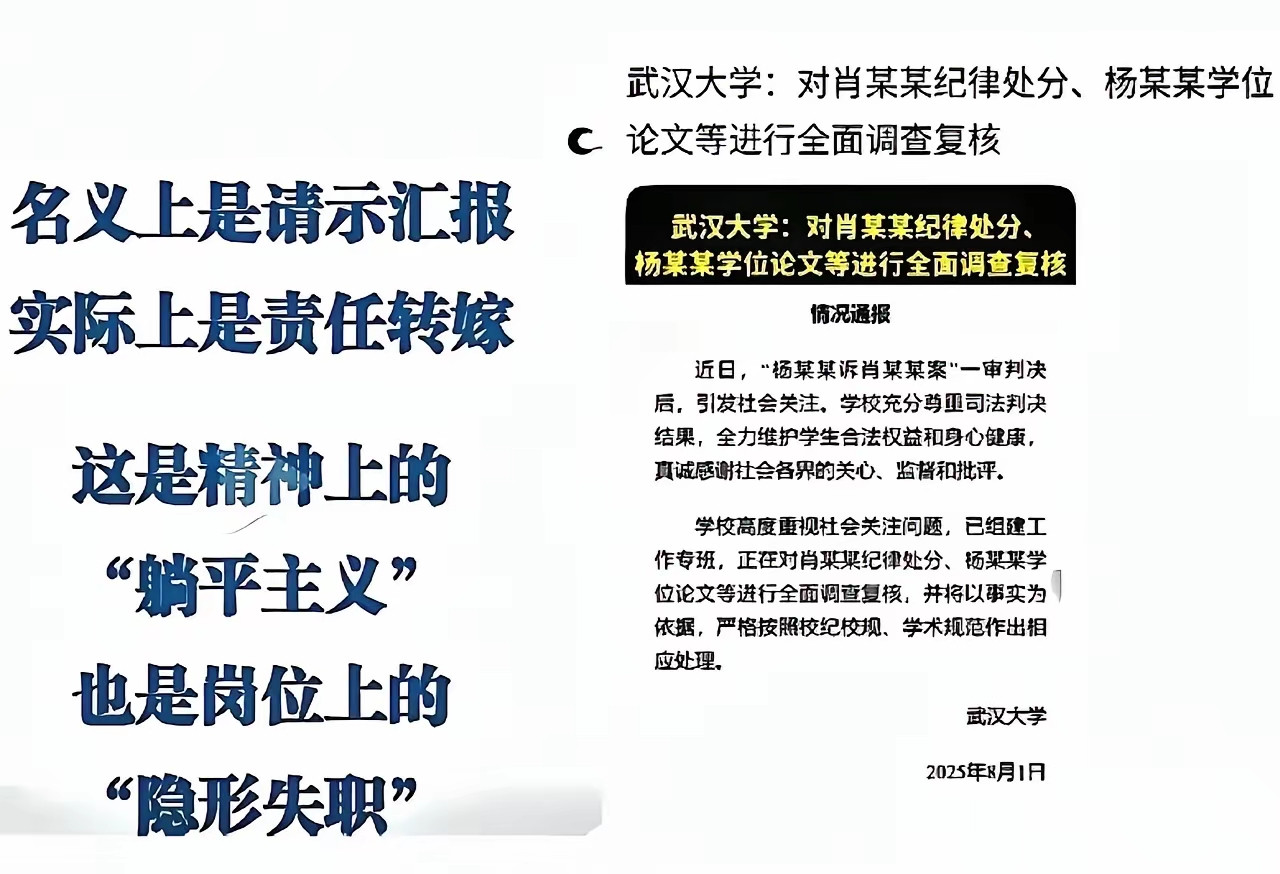 应该能听出来，说的不是武大呀，一口一个基层。明显武大不是基层。