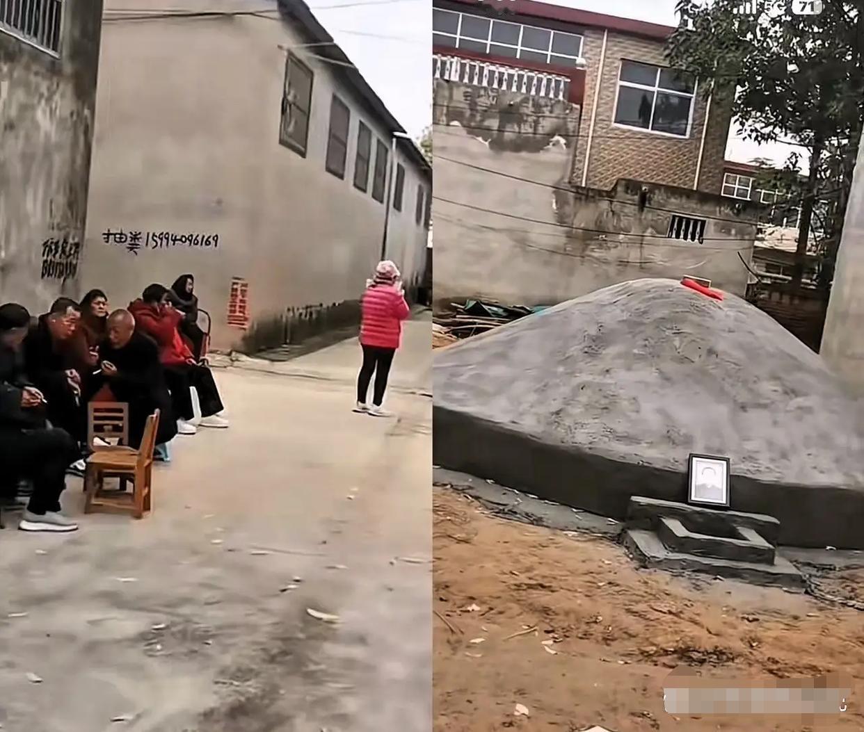 绝了！宅基地建房被邻居拿风水卡半年，男子一招反杀：活人不让住，就让先人守着！