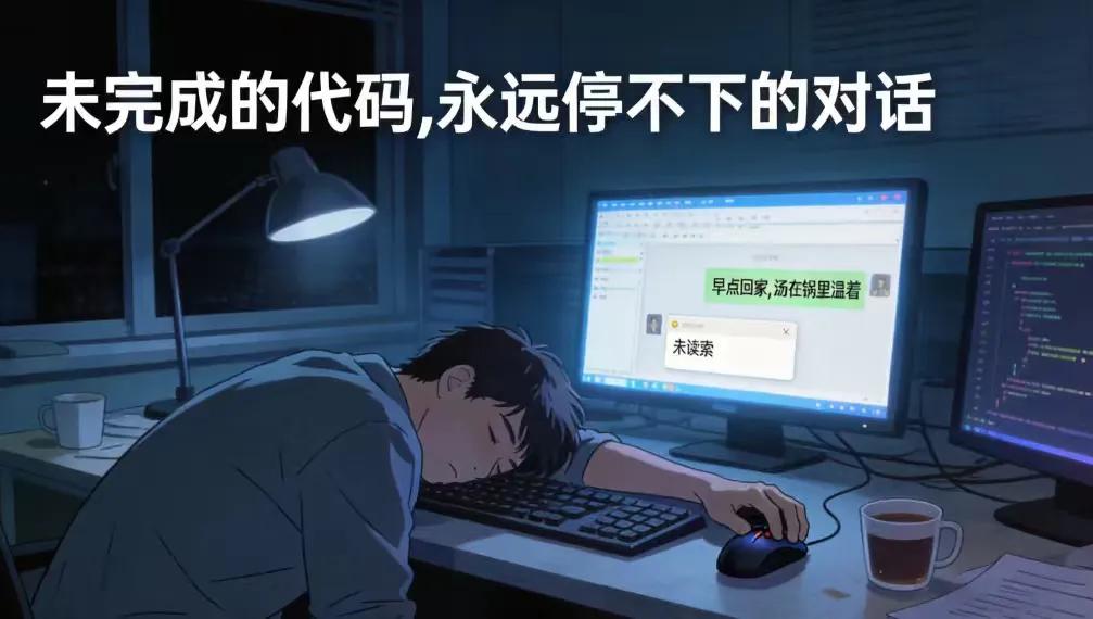 程序员丈夫猝死后，妻子公开的微信截图刺痛所有人深夜十一点的聊天框里，对方问：“